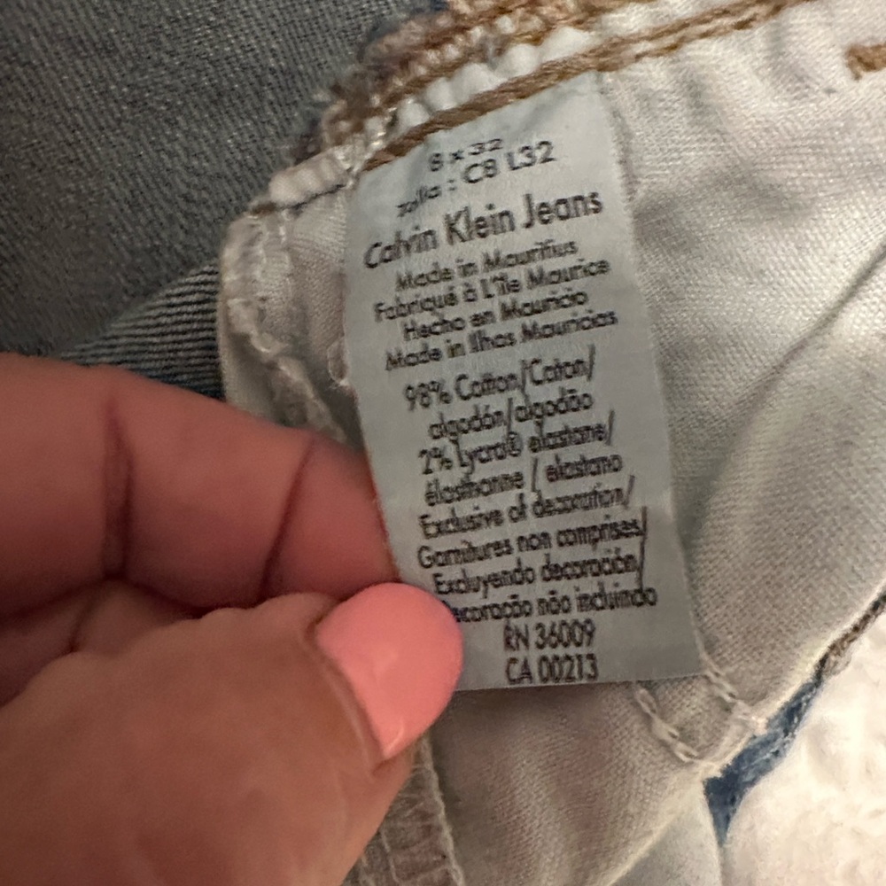 Calvin Klein Bootcut Jeans Women’s 8 Medium Wash Stretch Denim Flap Pocket Y2K C - Picture 15 of 15